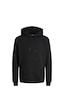 Jack & Jones Erkek Kapüsonlu Sweatshirt - Paulos 12256591 Black Yeşil