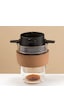 Potu Pour Over Katlanır Kamp Filtre Kahve Demleme Potu Çok Renkli