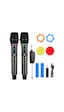 Jrl Wn-08 Çift El Tipi Kablosuz Uhf Mikrofon Seti - Şarj Edilebilir Karaoke Ve Sahne Mikrofonu Jrl Wn-08 Çift El Tipi Kablosuz Uhf Mikrofon Seti - Şarj Edilebilir Karaoke Ve Sahne Mikrofonu