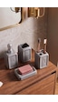 Perotti 13891 Well Stoneware 4 Parça Banyo Seti Gri Grı Perotti 13891 Well Stoneware 4 Parça Banyo Seti Gri Grı