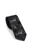 Gaffy Bej Desenli Kahverengi Dokuma Kumaş Mendilli Slim Fit Kravat // Sdk-2613-6 Bej