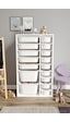 %100 Mdf - Xl Duo 16 Sepetli Oyuncak Dolabı Beyaz