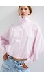 it's basic Kadın Pembe Renk W5 Oversize Özel Organik Kumaş Tasarım Gömlek Ceket it's basic Kadın Pembe Renk W5 Oversize Özel Organik Kumaş Tasarım Gömlek Ceket