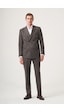 İmza Vizon-kahverengi Kırlangıç Yaka Çizgili Kruvaze 6 Drop Slim Fit Tam Astar Esnek Takım Elbise 1001260286 Vizon - Kahverengi