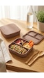 3 Bölmeli Silikon Saklama Kabı Kapaklı, Sızdırmaz, Lunch Box & Öğün Kabı Toprak Renk Toprak 3 Bölmeli Silikon Saklama Kabı Kapaklı, Sızdırmaz, Lunch Box & Öğün Kabı Toprak Renk Toprak