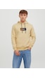 Jack & Jones Jack&jones Kapüşonlu Standart Kalıp Sarı Erkek Sweatshirt 12242197 001