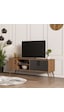 Mezza 1580 Exxen 150 Cm (Ahşap Ayaklı) Tv Ünitesi Ürgüp-Antrasit