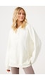 Jerf Lydney Unisex Kapüşonlu Sweatshirt Krem