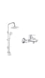 Grohe Baudge Banyo Bataryası 23605000 Ve Tema 53270 Pratik 5f Tepe Duş Seti Krom