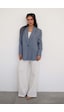 Madmext İndigo Oversize Blazer Kadın Ceket Mg2445 Indıgo Madmext İndigo Oversize Blazer Kadın Ceket Mg2445 Indıgo