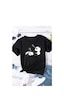 Uyguntarz Çocuk Sleep Panda Baskılı Pamuklu Tshirt Siyah Uyguntarz Çocuk Sleep Panda Baskılı Pamuklu Tshirt Siyah