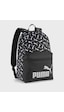 Puma Phase Aop Backpack Unisex Puma Desenli Sırt Çantası 9116901 Siyah