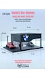 1/64 Ölçekli Siyah Renk Bmw Showroom Tasarımlı Diorama Araç Sergileme Garajı 3d Baskı 1/64 Ölçekli Siyah Renk Bmw Showroom Tasarımlı Diorama Araç Sergileme Garajı 3d Baskı