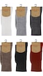 Ozzy Socks Soft Touch Kışlık Yünlü Kadın Uyku Çorabı 6'lı Çok Renkli