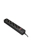 S-Link SPG3-J-5 306J 5'li Akım Korumalı Priz 1.5 M Siyah