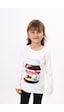 Toontoy Kids Toontoy Kız Çocuk Nutella Baskılı T-shirt Ekru