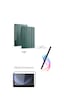Fuchsia Galaxy Tab S10 Lite / S10 Fe İle Uyumlu Tablet Kılıfı S Pen Tablet Kalemi Ekran Koruyucu Set Tablet Kılıfı