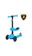 Lisanslı L5 2in1 Katlanabilir Oturaklı Işıklı 3 Tekerlekli Çocuk Scooter Mavi