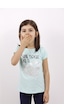 Toontoy Kids Toontoy Kız Çocuk Elmas Taş Nakışlı Tişört Mint Yeşili