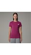 The North Face The Northfacew Ss Sd Slım Tee Kadın Tişört Nf0a87nh6eo1 Nf0a87nh6eo1 Viş Vişne