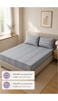 Desenli Lastikli Çarşaf Takımı Fitted Çarşaf Ve Yastık Kılıflı Seti Tek-çift Kişilik Gri Desenli Lastikli Çarşaf Takımı Fitted Çarşaf Ve Yastık Kılıflı Seti Tek-çift Kişilik Gri