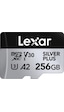 Lexar 256 GB Silver Plus 205 MB/S 4K V30 UHSI Micro SD Hafıza Kartı
