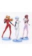 Disney 3 Adet Anime Ayanami Rei Evangelion Eva Pvc Figürleri 13cm