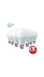 Günsan 10'lu LED Ampul 9W Sarı Işık E27 (3000K 220-240V)
