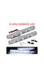 Mercekli 6 Ledli Beyaz Drl Gündüz Ledi 12v Sis Lambası Ledi Off Road Sis 12v