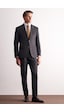 İmza Antrasit Kırlangıç Yaka Kendinden Desenli Esnek Bel Slim Fit 6 Drop Takım Elbise 1001255167 Antrasit