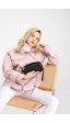 Smart Bags Minik Boy Su Geçirmez Krınkıl Kumaş Telefon Ve Postacı Çantası Siyah