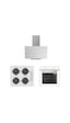 Silverline BO6501W01 - CS5349W01 - 3481 Flam 60 Beyaz Ankastre Set