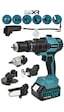 Assur ASR1029 21V Çift Akü 6 Başlıklı Set Mavi