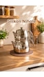 Porsima 31012 Silikon Yuvarlak Nihale 20cm Kapicino Açık Kahverengi