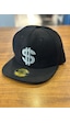 Hamze Dolar Usd Nakışlı Siyah Hip Hop Snapback Rapper Basket Cap Şapka