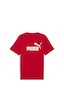 Puma 68253211 Ess No. 1 Logo Tee Unisex Spor Tişört KIrmızı
