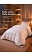HİG HOME Tek Kişilik Comfort Microfiber Yorgan Beyaz 