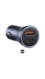 Baseus Golden 40w Araç İçi Şarj + 1m Kablo-gri