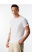Genius Store Erkek Nem Emici Hızlı Kuruma Atletik Teknik Performans Spor T-shirt Drıfıt - Kısakolnew - Beyaz