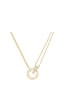 Rosefield Jnlcg.j1315 Altın Renk Love Connection Çelik Kolye