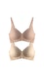 Cottonhill Seamless Bra - Soft Lazer Kesim Balensiz Ayarlanabilir Askılı Dikişsiz Kadın Sütyen 2'li Paket-3 Çok Renkli Cottonhill Seamless Bra - Soft Lazer Kesim Balensiz Ayarlanabilir Askılı Dikişsiz Kadın Sütyen 2'li Paket-3 Çok Renkli