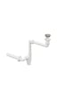Aqua Bagno Smart Pop-up Sifon , Taşma Delikli Krom +comfort Yer Kazandıran Lavabo Sifonu -2 Parça Set