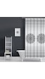 Evdy Banyo Duş Perdesi Çift Kanat 2x100x200 Çok Renkli Evdy Banyo Duş Perdesi Çift Kanat 2x100x200 Çok Renkli