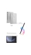 Fuchsia Galaxy Tab S10 Lite / S10 Fe İle Uyumlu Tablet Kılıfı S Pen Tablet Kalemi Ekran Koruyucu Set Tablet Kılıfı