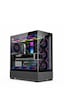 Zoko Alpha Siyah 7x12cm Kumandalı Argb Fanlı Gaming Akvaryum Kasa