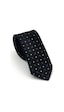 Gaffy Beyaz Füme Desenli Siyah Dokuma Kumaş Mendilli Slim Fit Kravat // Sdk-2612-1 Siyah Gaffy Beyaz Füme Desenli Siyah Dokuma Kumaş Mendilli Slim Fit Kravat // Sdk-2612-1 Siyah