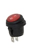 Ic-133w Yuvarlak Işıklı Su Geçirmez 2p On-off Anahtar