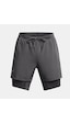 Under Armour Ua Launch 5 2-ın-1 Shorts Erkek Taytlı Şort 1382640 1382640 025 025