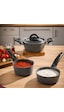 Porsima 4399 4 Parça Kaçerola Sosluk Sütlük Mini Granit Tencere Sahan Seti Gri 14cm Gri Porsima 4399 4 Parça Kaçerola Sosluk Sütlük Mini Granit Tencere Sahan Seti Gri 14cm Gri