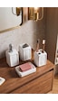 Perotti 13891-2 Well Stoneware 4 Parça Banyo Seti Beyaz